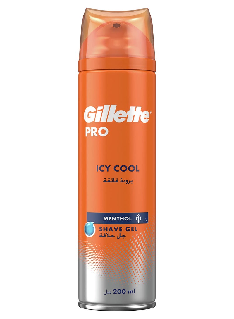 Gillette Pro Gel Icy Cool Mea Multicolour 200ml - Image 1