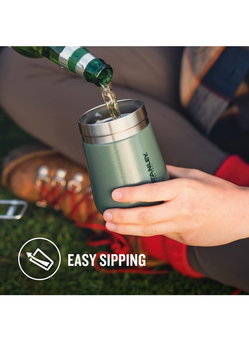Stanley - Stanley Stainless Steel GO Tumbler Lagoon, 10oz Stainless Steel Vacuum Insulated Wine Tumbler, 5 Hours Cold, 1.5 Hours Hot, and 20 Hours Iced - Image 1