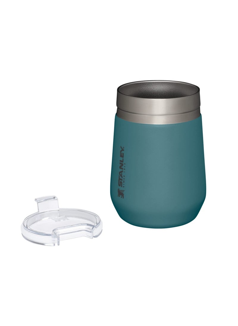 Stanley - Stanley Stainless Steel GO Tumbler Lagoon, 10oz Stainless Steel Vacuum Insulated Wine Tumbler, 5 Hours Cold, 1.5 Hours Hot, and 20 Hours Iced - Image 1