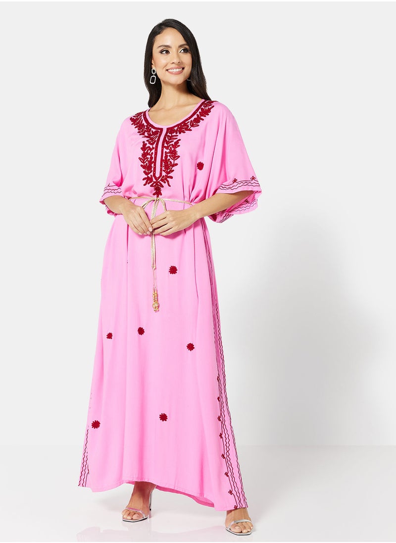 ARABIAN CLOSET EMBROIDERED KAFTAN  - Image 1