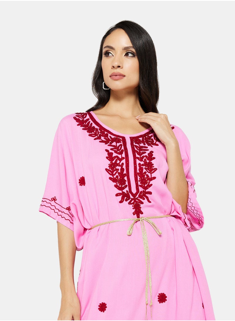 ARABIAN CLOSET EMBROIDERED KAFTAN  - Image 4