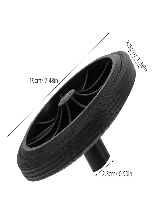 BUGUUYO Trash can Wheels Replacement Set 7.48 Inch Garbage Bin Casters for Easy Maneuvering and Control in Home Office and Outdoor Use - Image 2