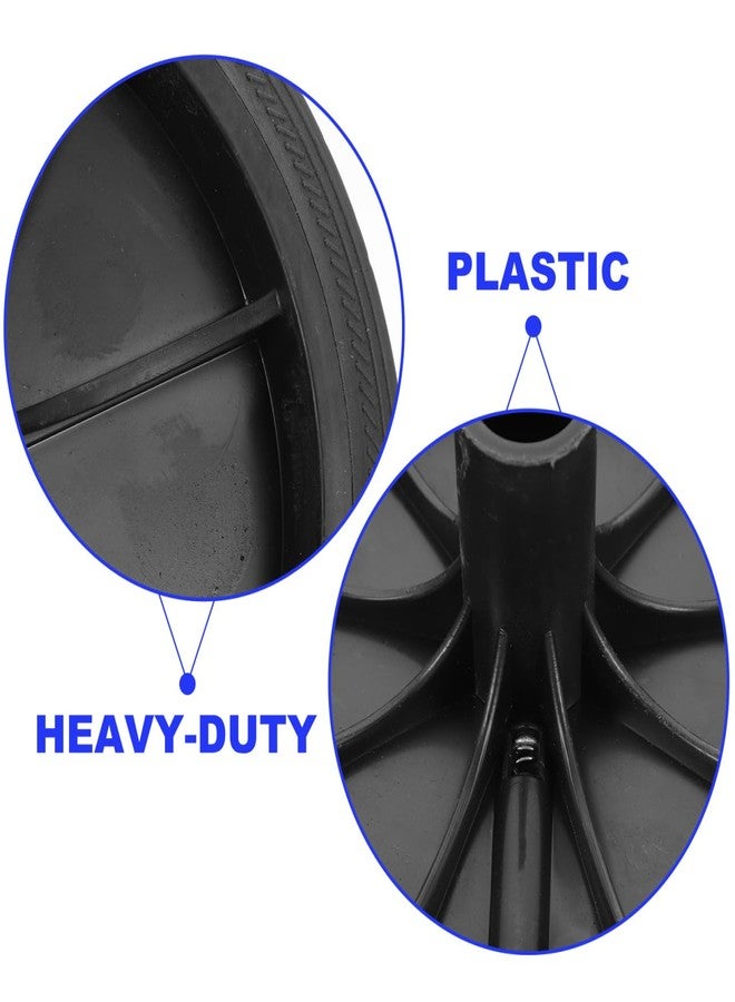 BUGUUYO Trash can Wheels Replacement Set 7.48 Inch Garbage Bin Casters for Easy Maneuvering and Control in Home Office and Outdoor Use - Image 3