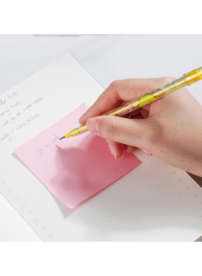 Deli EC086 MONSTER FRIENDS No Clip Plastic Round Barrel No Grip Mechanical Pencil with Eraser, 2B, 20PCS - Image 5