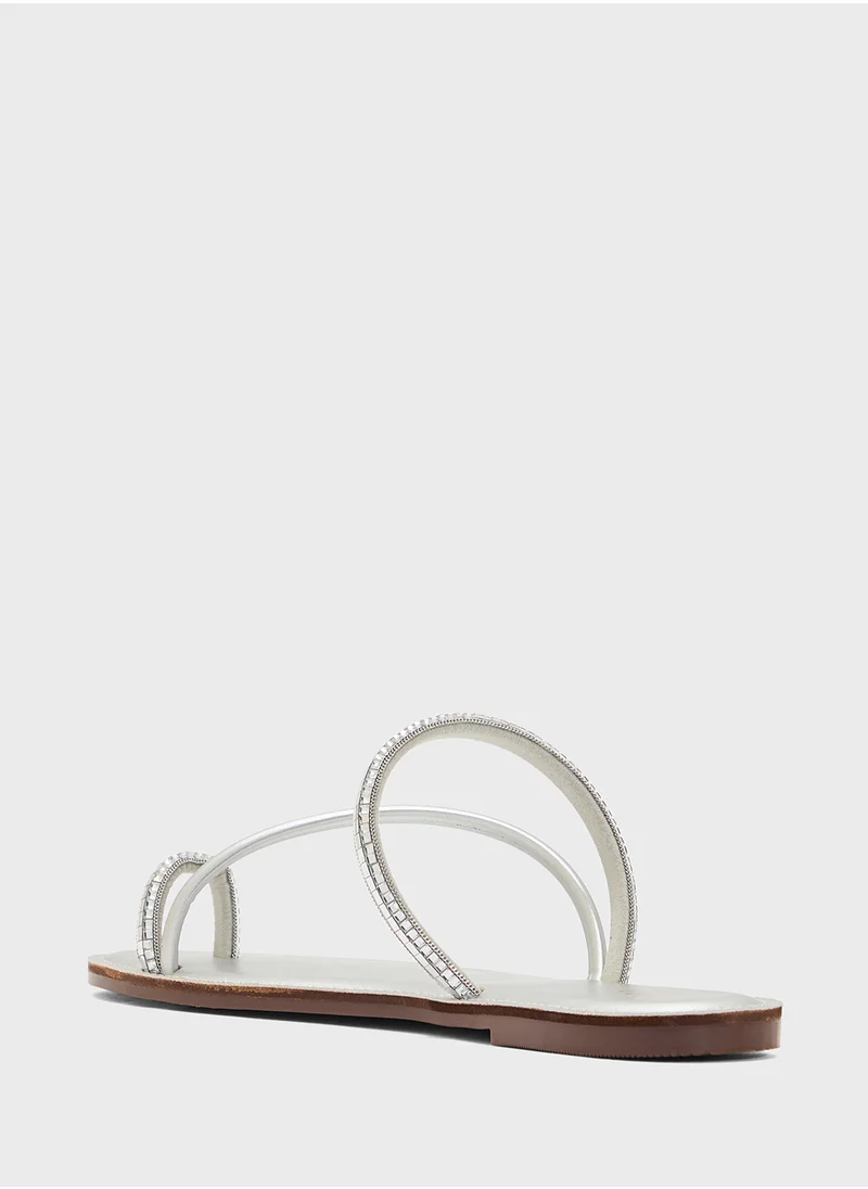 ELLA Toe Post Flat Sandal