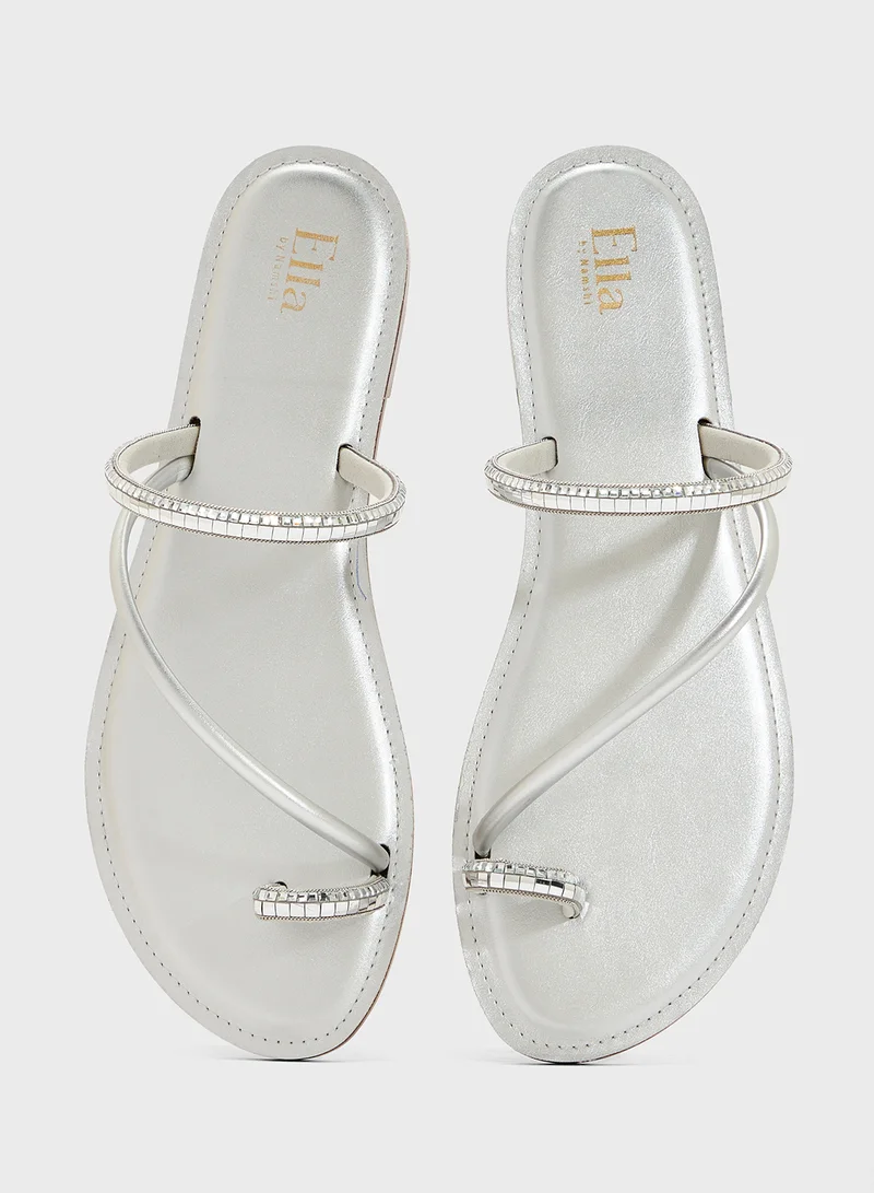 ELLA Toe Post Flat Sandal