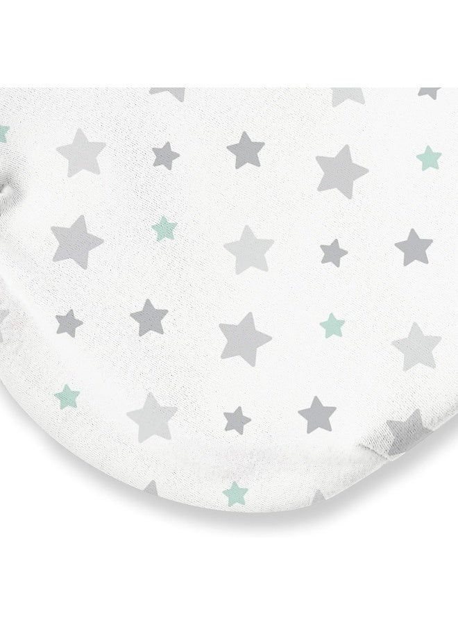 SwaddleMe Original Organic Swaddle â€“ Size Small/Medium, 0-3 Months, 2-Pack (Starry Skies ) - Image 2