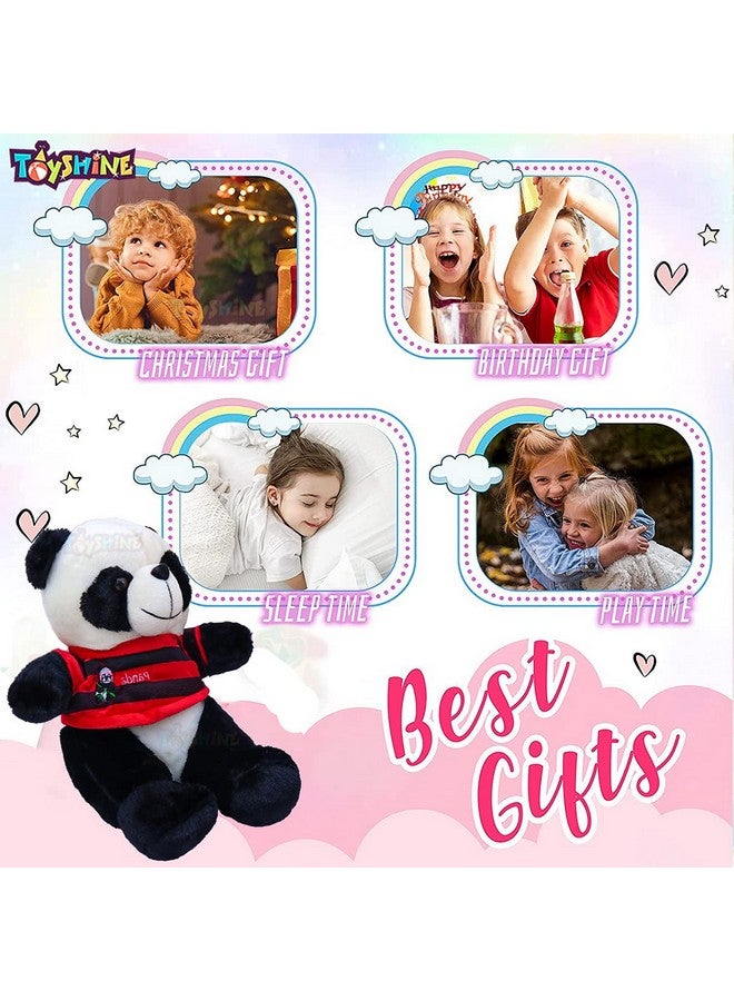 Toyshine Toyshine T-Shirt Panda Stuffed Animal Soft Plush Pillow Toy Gift for Girls Boys - Small - Image 2