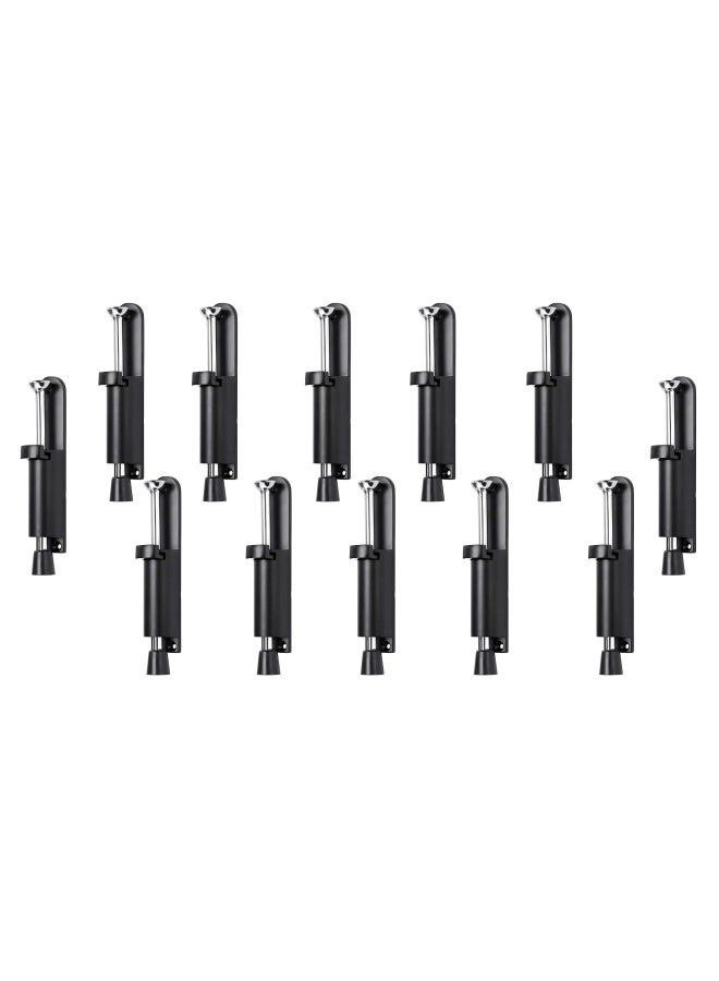 ROBUSTLINE Heavy Duty Door Stopper Zinc Alloy Matt Black