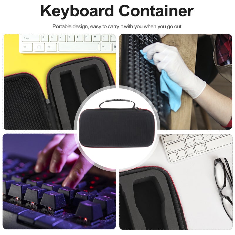 Keyboard Case Handy Keyboard Holding Bag Compatible with K380 Keyboard - Image 4