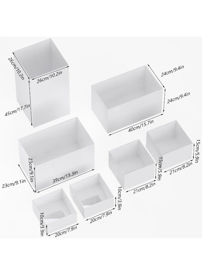 TPGP Acrylic Display Risers, 5-Sided Acrylic Riser with Hollow Bottoms, Perfect for Weddings, Cupcake Candy Food, Parties, Brunch, Buffet - Image 2