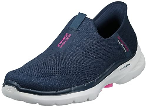 Skechers Women's Women's Hands Free Slip-ins Go Walk 6-Fabulous View, Navy, 8 - Image 1