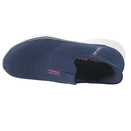 Skechers Women's Women's Hands Free Slip-ins Go Walk 6-Fabulous View, Navy, 8 - Image 3