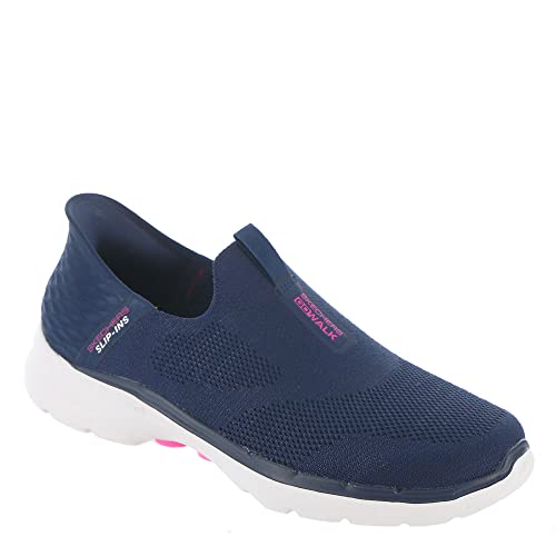 Skechers Women's Women's Hands Free Slip-ins Go Walk 6-Fabulous View, Navy, 8 - Image 2