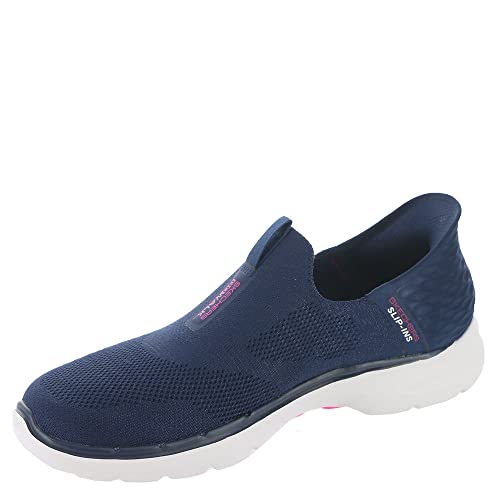 Skechers Women's Women's Hands Free Slip-ins Go Walk 6-Fabulous View, Navy, 8 - Image 5