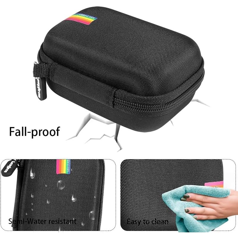 Leayjeen Kids Camera Case Compatible with Seckton/GKTZ/VATENIC/OZMI/PROGRACE/Nine Cube/Desuccu Kids Digital Camera Toys and Accessories, Birthday Holiday Gifts for Boys,Black(Case Only) - Image 4