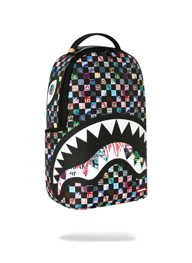 Sprayground CRAZY CHECK DLXSV BACKPACK
