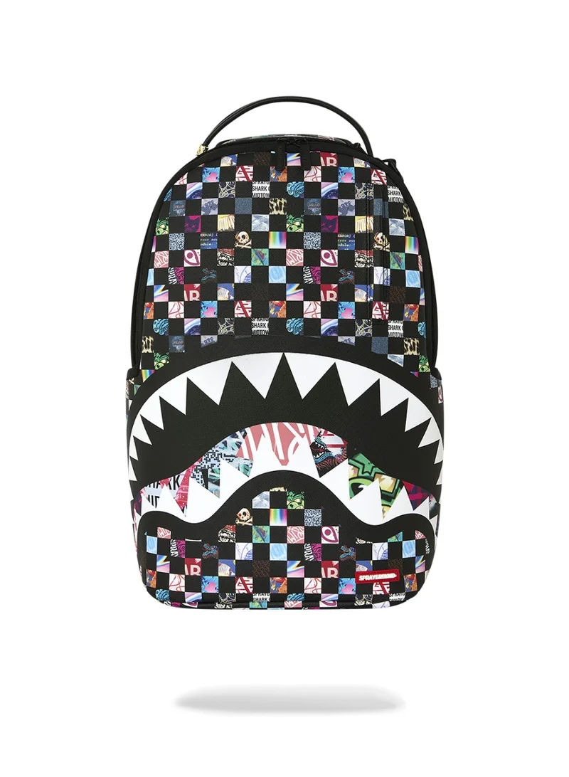Sprayground CRAZY CHECK DLXSV BACKPACK