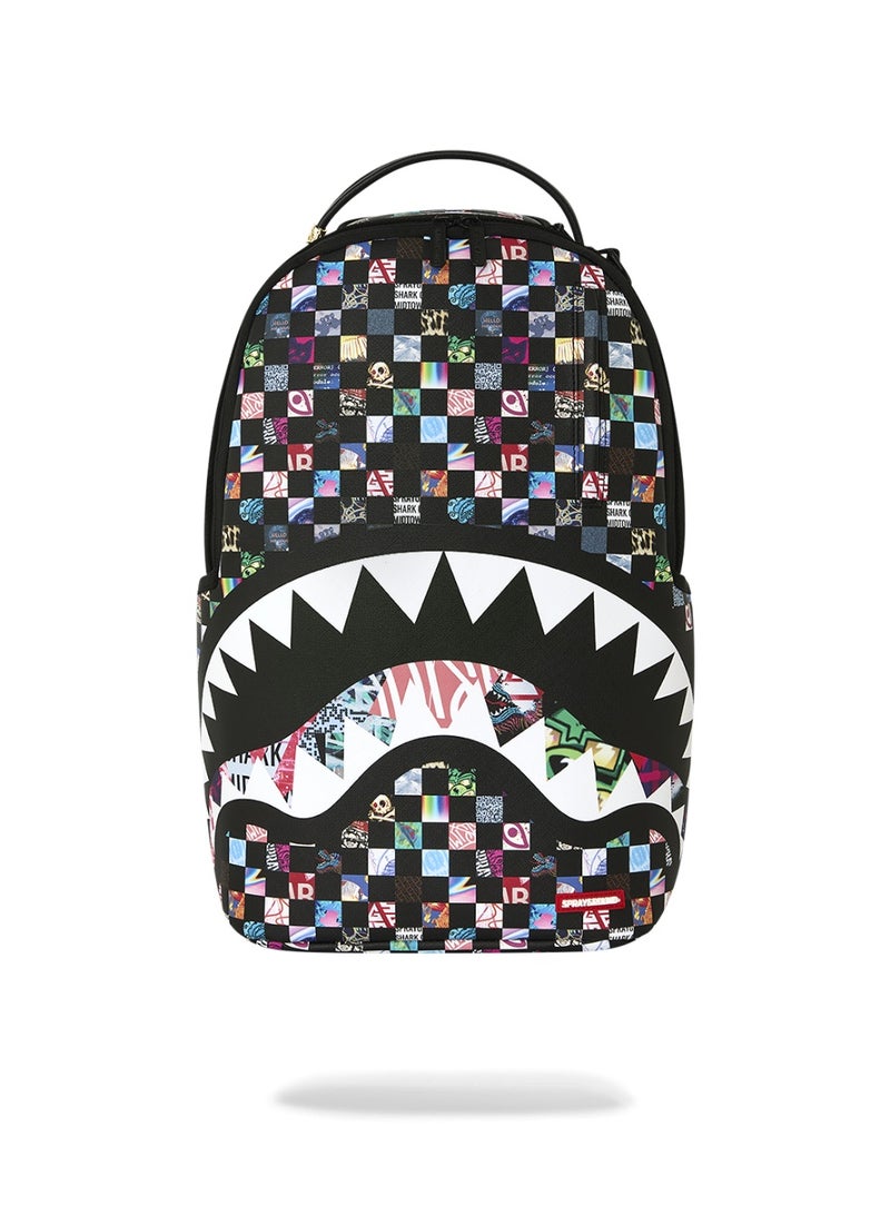 SPRAYGROUND CRAZY CHECK DLXSV BACKPACK - Image 1