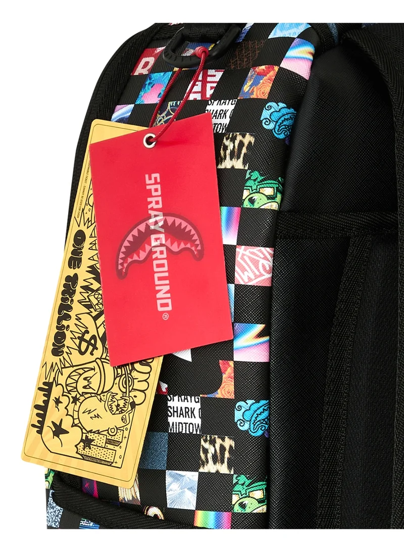 Sprayground  CRAZY CHECK DLXSV BACKPACK  | Best Price UAE