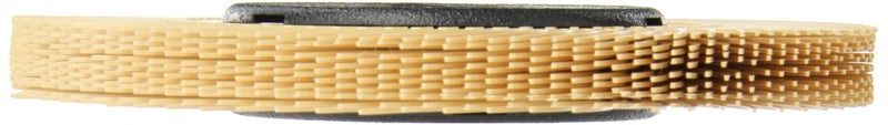 Cubitron Radial Bristle Brush, 6 in x 7/16 in x 1 in 6 Micron with Adapter, Peach, 5/Case - Image 2