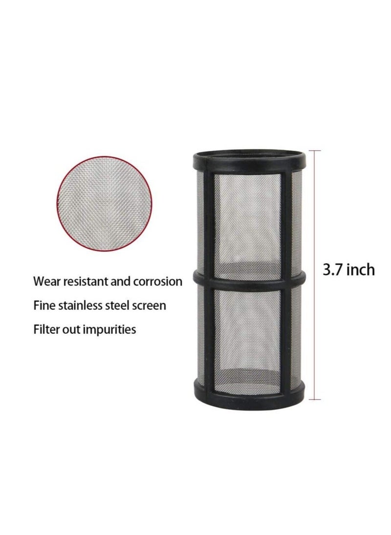 Generic - Garden Hose Filter, Garden Hose Inlet Filter for High Pressure Washer, Sediment Filter Attachment, 40 Mesh Screen, Extra 2 Pcs 100 Mesh, 3PCS O-Ring and 4PCS Filter Hose Washer - Image 1