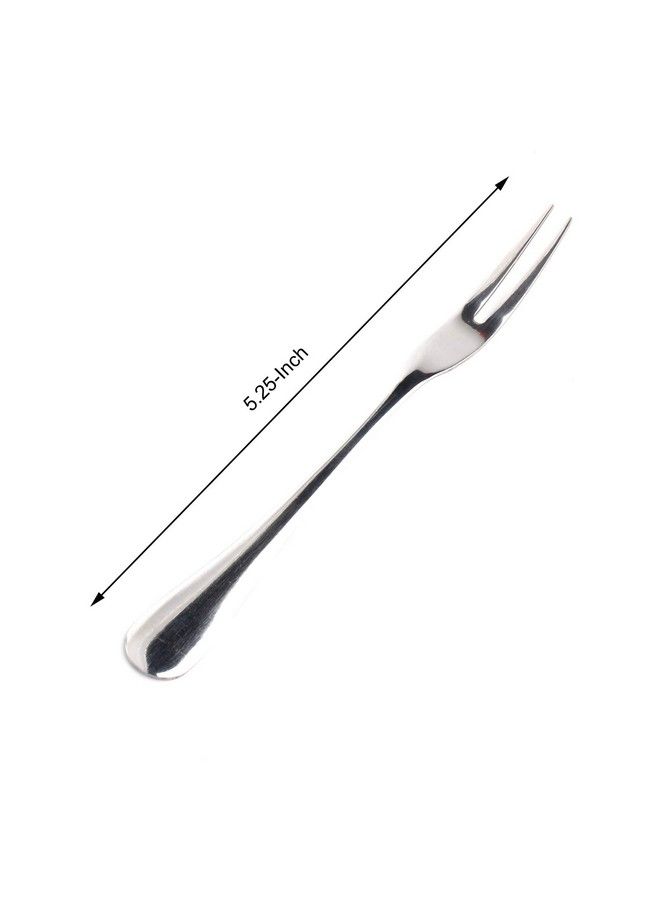 WARMBUY Small Stainless Steel Forks For Cocktail Appetizer Dessert Party Set Of 12 - Image 3