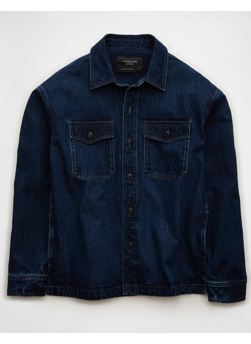 امريكان ايجل Denim Overshirt Jacket