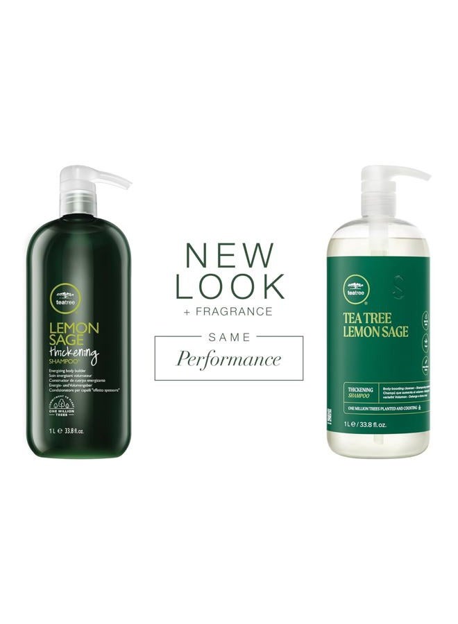 Tea Tree Lemon Sage Shampoo and Conditioner Liter Duo Set - Image 2