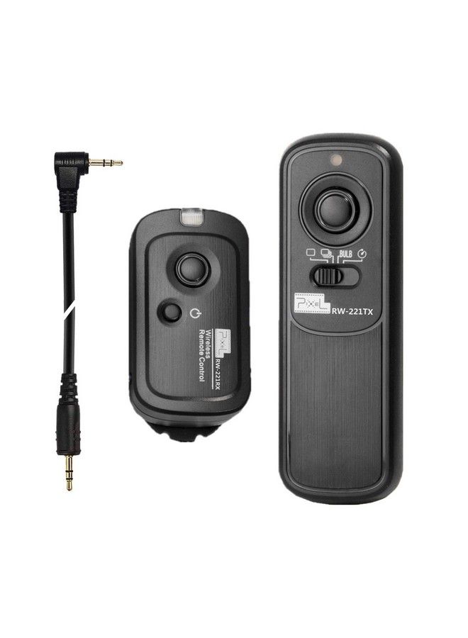 Pixel 2.4Ghz Digital Wireless Remote Shutter Release E3 Compatible With Canon Pentax Samsung Contax Sigma Etc. Replaces Canon Rs60E3 Replaces Fujifilm Rr100 Replaces Olympus Rmcb2 - Image 1