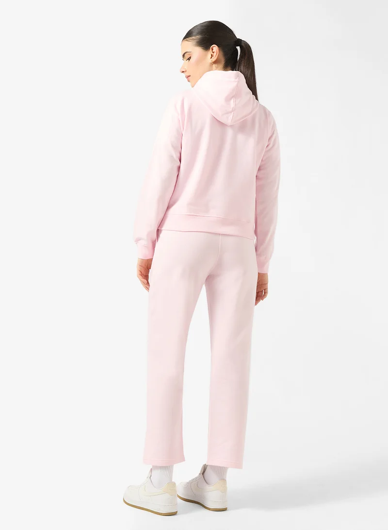 Ginger Basics Hooded Sweatshirt & Wide Leg Sweatpant Set