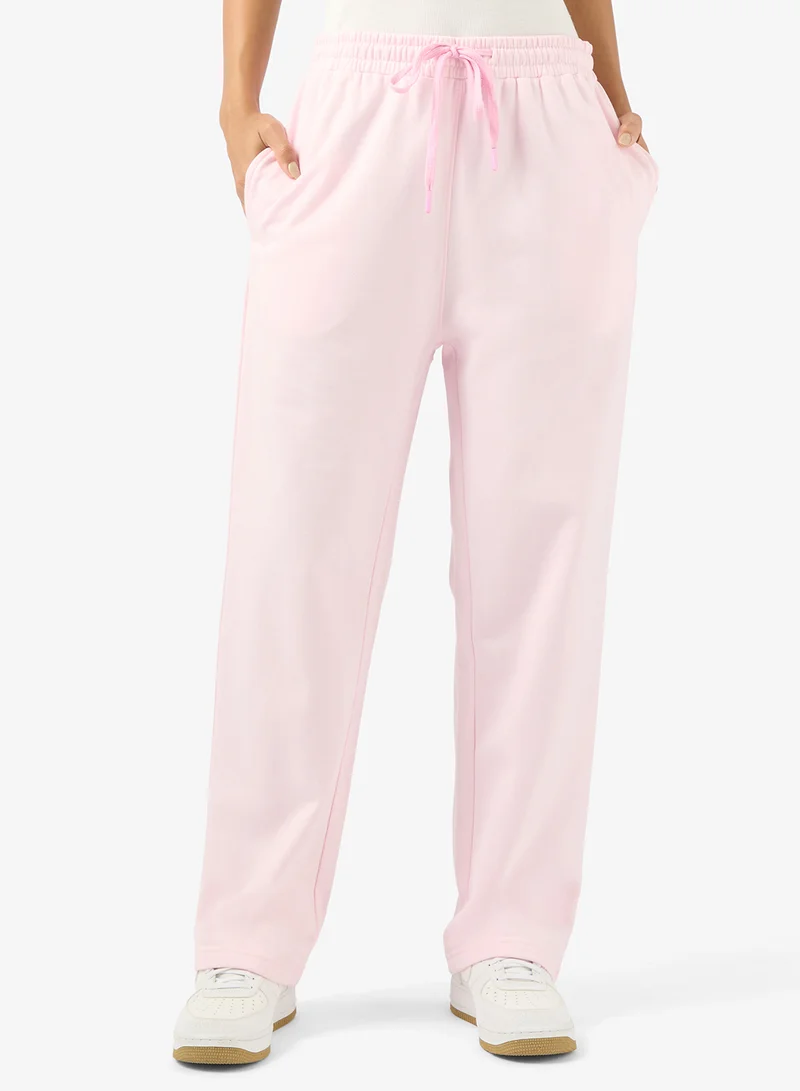 Ginger Basics Hooded Sweatshirt & Wide Leg Sweatpant Set