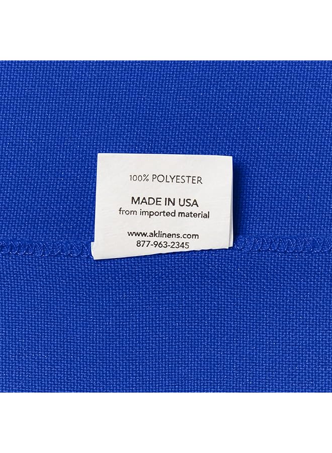 erorex 10 Feet X 10 Feet Polyester Backdrop Drapes Curtains Panels With Rod Pockets Wedding Ceremony Party Home Window Decorations Royal Blue - Image 4