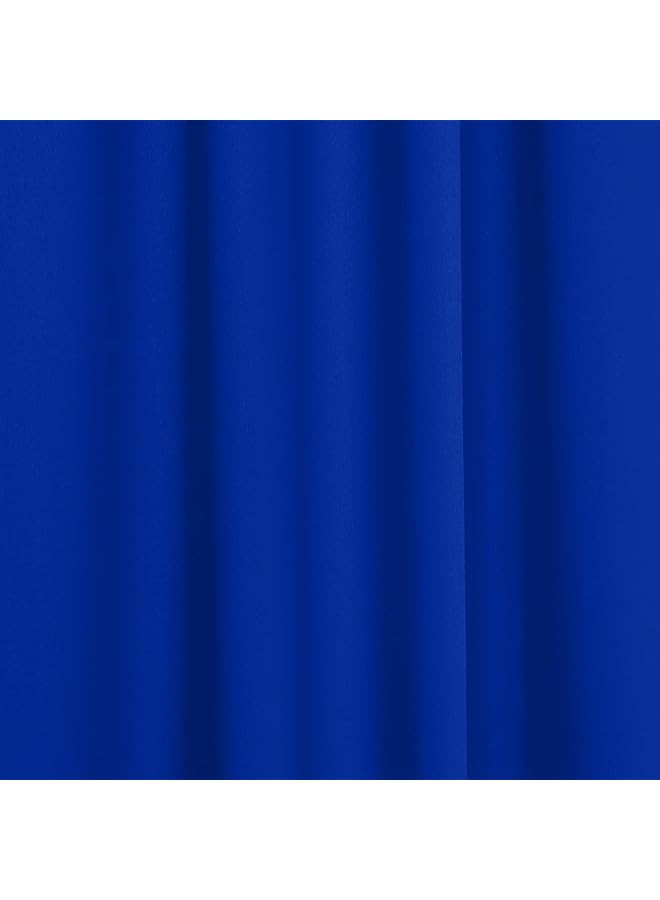 erorex 10 Feet X 10 Feet Polyester Backdrop Drapes Curtains Panels With Rod Pockets Wedding Ceremony Party Home Window Decorations Royal Blue - Image 5