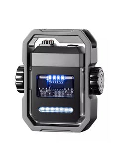 Mecha Gyro Pulse Double Arc Electronic Windproof Decompression Lighter Creative Plateau Cigarette Lighter