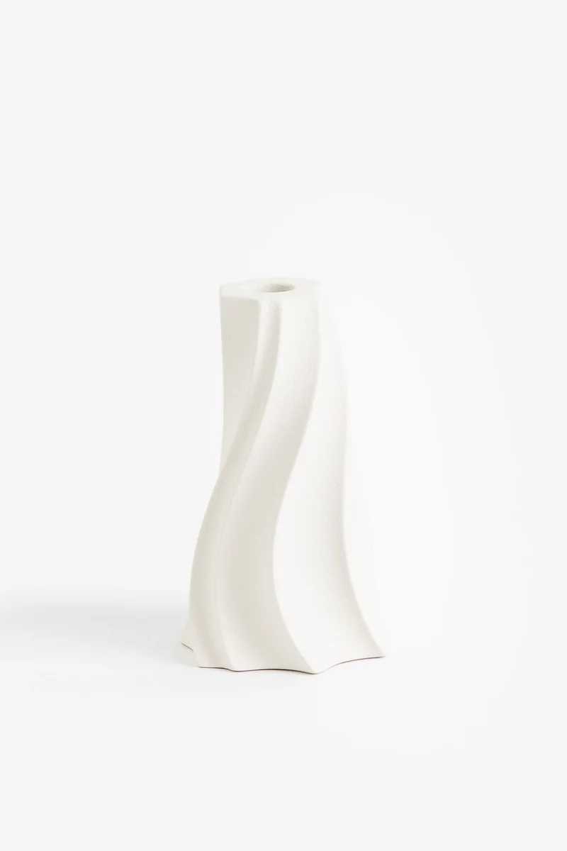 H&M Stoneware Candlestick