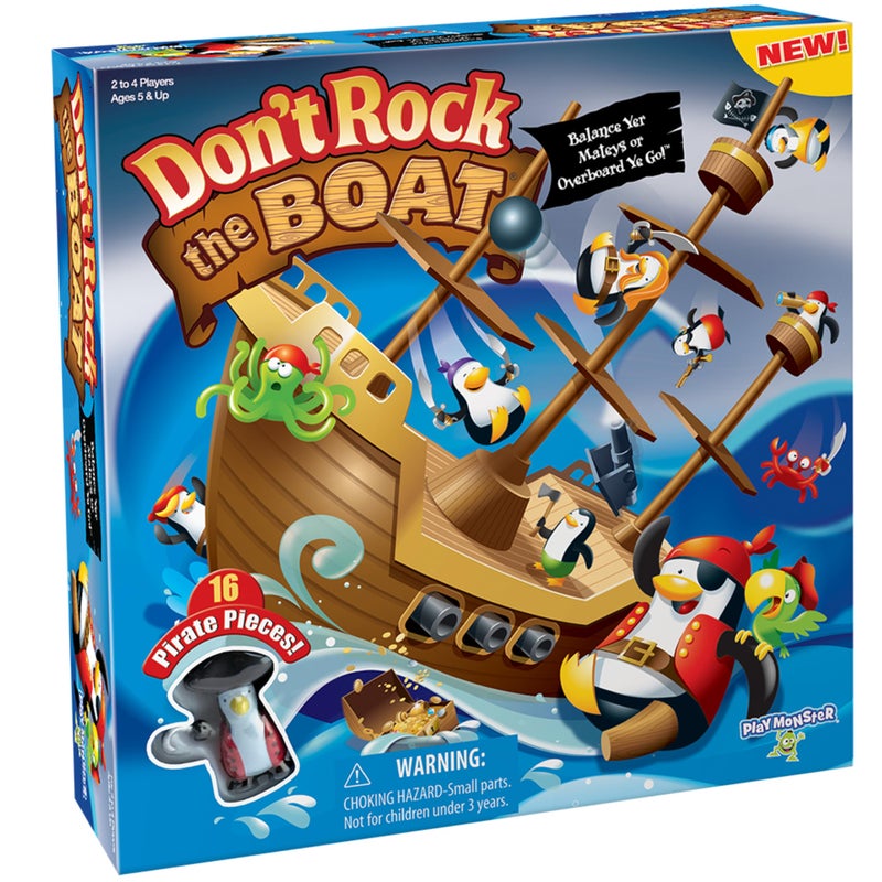 PlayMonster Dont Rock the Boat Board GameKids Games Family Games for Kids and Adults Board Games for Family Night MultiPlayer Board Games Builds Hand  Eye Coordination Balancing Toy Ages 5 - Image 2