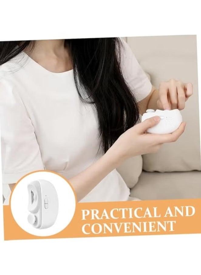 ELTRAZONE Automatic Nail Clippers Cutter – Professional Safe Nail Care for Newborns, Babies & Toddlers – Safe and Easy-to-Use Baby Nail Cutter Scissors with Automatic Baby Nail File – White - Image 5