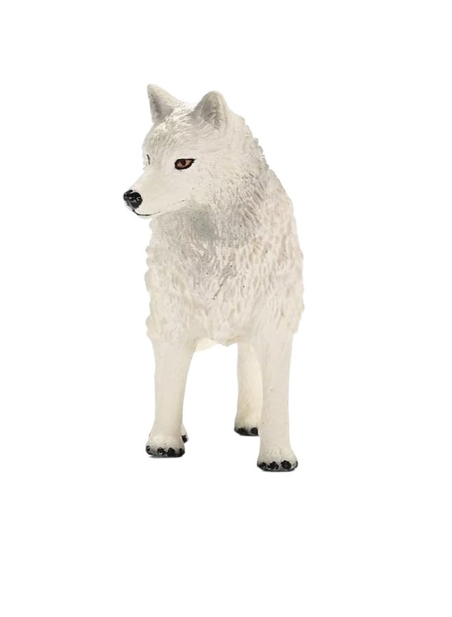 Schleich تمثال ذئب القطب الشمالي من وايلد لايف (8.31 × 3.2 × 6.10 سم) - Image 2
