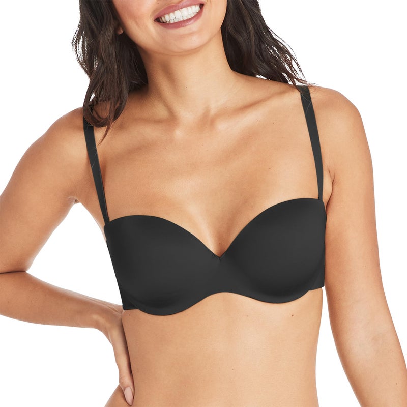 Maidenform Women's Custom Lift Strapless Bra, Black,36B - Image 3
