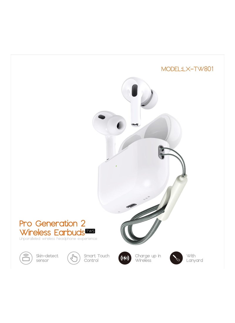 MOXOM Earbuds Pro 2 Bluetooth Headset with Wireless Charging Case MX-TW801  - Image 2