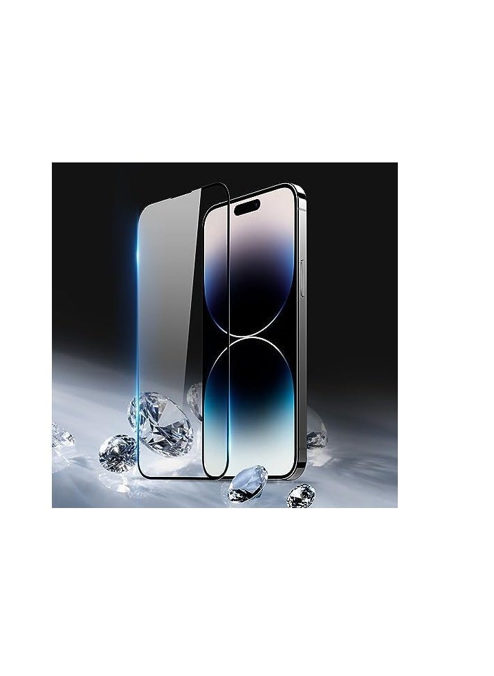for iPhone 16 Pro Screen Protector Tempered Glass, HD clarity, Full Glue, Bubble-free, Drop Protection, Anti-scratch, Full Coverage Screen Protector for iPhone 16 Pro