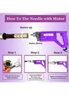 ICYLIFE ICYLIFE 1280WATT Concrete Vibratoriron Machine With 2 Mtr Needle Electric Concrete Vibrator 13300rpm  - Image 4