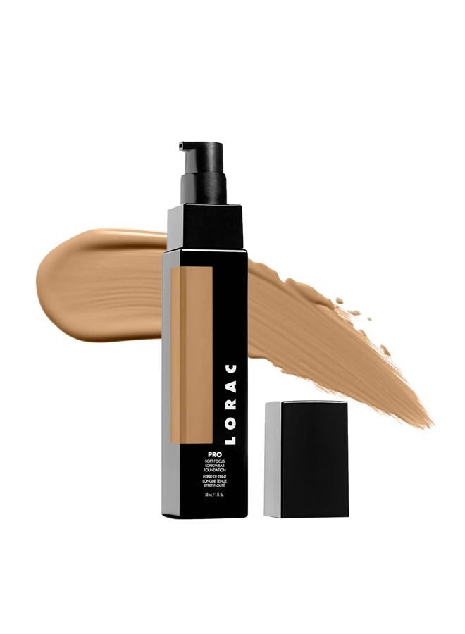 Lorac PRO Soft Focus Longwear Foundation, Shade 8| Full Coverage | Lightweight | Water-Resistant | Oil-Free - Image 1