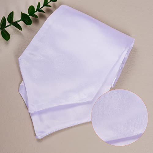 Tongcloud 5pcs 70 Inch Unisex Graduation Stole Sash Adult Plain Graduation Honor Satin Stole for Men Women (White) - Image 4