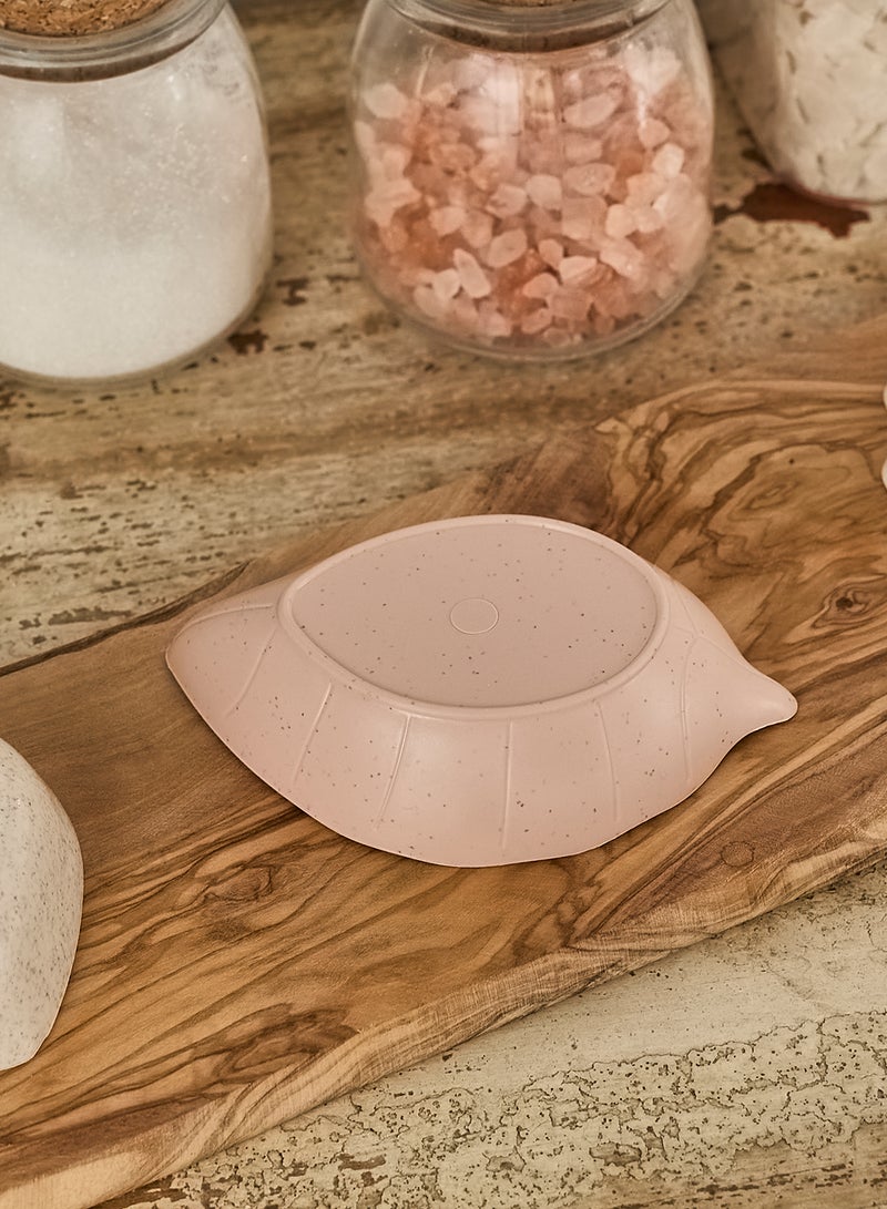 Pink Cactus Leaf Shaped Bowl - Image 3