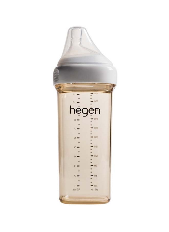 hegen - Feeding Bottle PPSU with Fast Flow Teat 330 ml, 6 Months + - Image 1