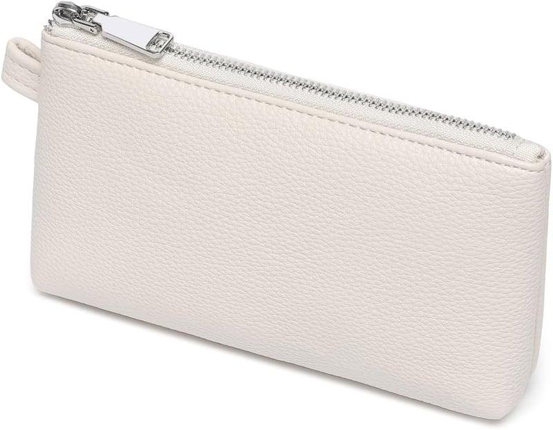 YONBEN PU Leather Makeup Simple and Convenient Handbag Small Exquisite Storage Bag, Pu/French Oak, Simple - Image 1