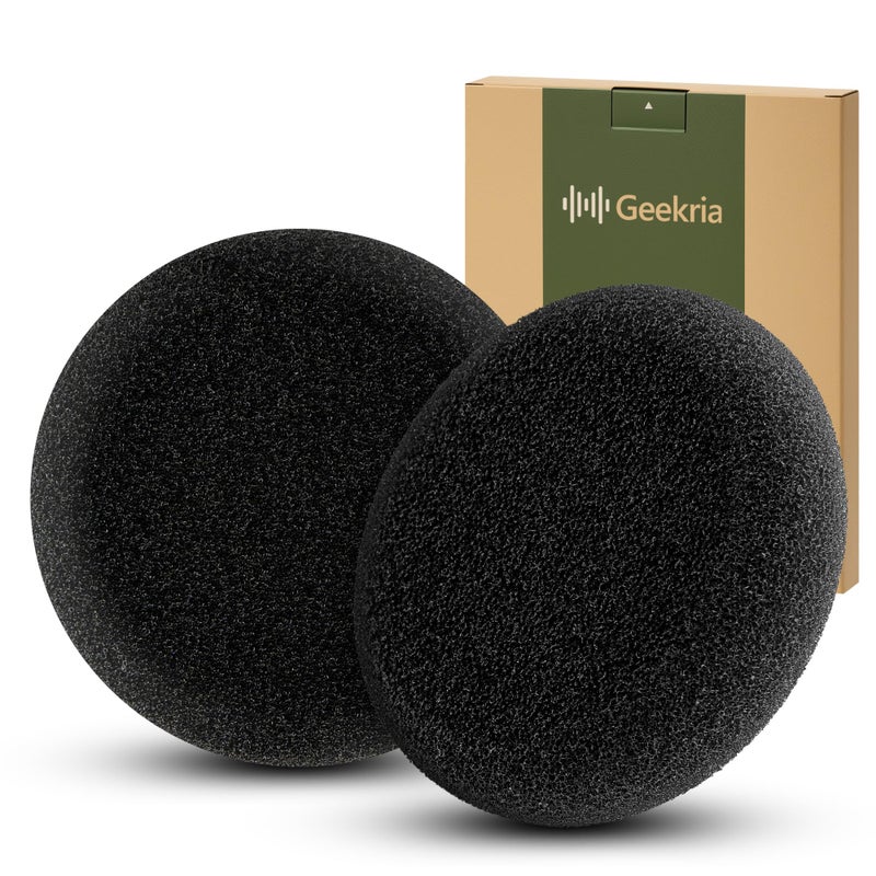 Geekria Comfort Foam Replacement Ear Pads for Telex Airman 750 760 VXI BlueParrott B250XTS B250XTS Headphones Ear Cushions Repair Parts Black - Image 2