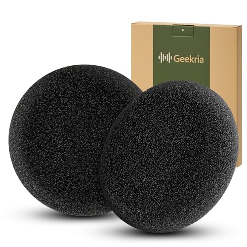Geekria Comfort Foam Replacement Ear Pads for Telex Airman 750 760 VXI BlueParrott B250XTS B250XTS Headphones Ear Cushions Repair Parts Black - Image 1